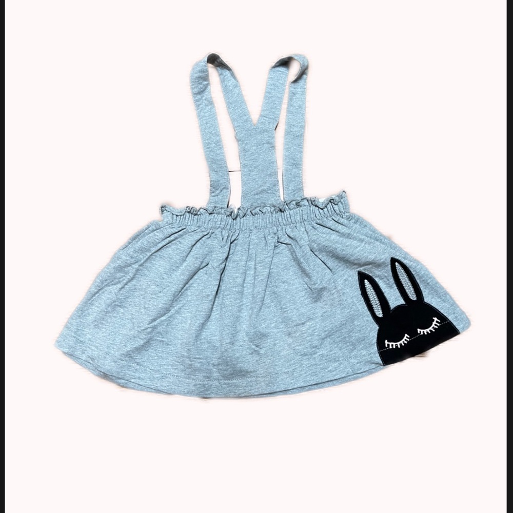 Cute little bunny skirt Grey 3T